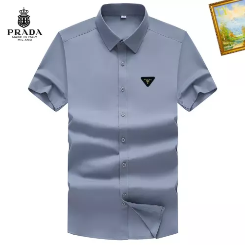 Prada Shirts Short Sleeved For Men #1289829