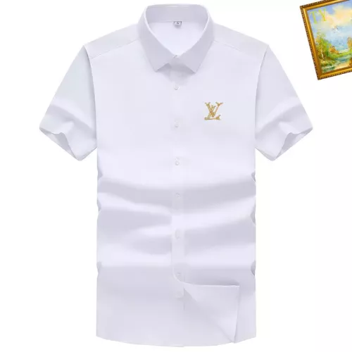 Louis Vuitton LV Shirts Short Sleeved For Men #1289858