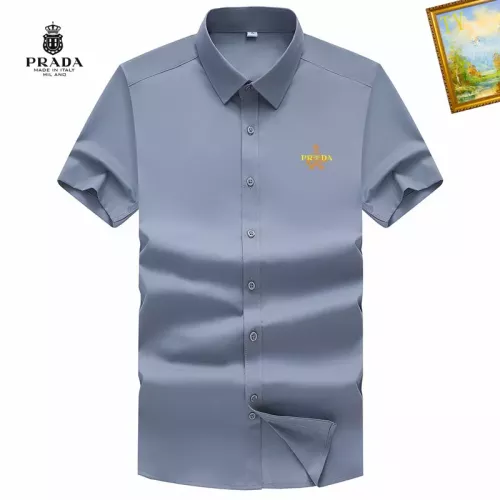 Prada Shirts Short Sleeved For Men #1289863