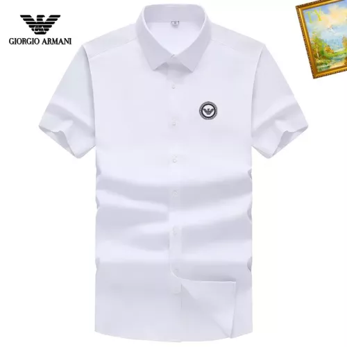 Armani Shirts Short Sleeved For Men #1289865