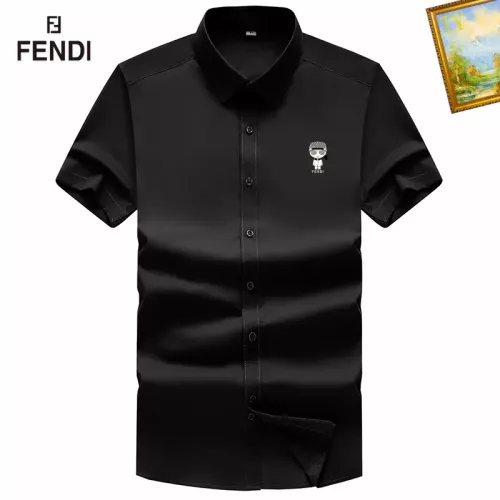 Fendi Shirts Short Sleeved For Men #1289874