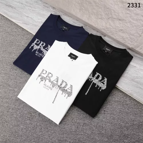 Cheap Prada T-Shirts Short Sleeved For Men #1289898 Replica Wholesale [$32.00 USD] [ITEM#1289898] on Replica Prada T-Shirts