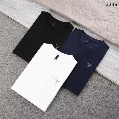 Cheap Prada T-Shirts Short Sleeved For Men #1289916 Replica Wholesale [$32.00 USD] [ITEM#1289916] on Replica Prada T-Shirts