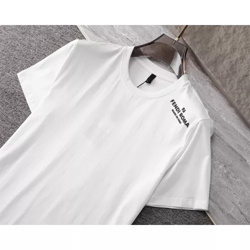 Cheap Fendi T-Shirts Short Sleeved For Men #1289918 Replica Wholesale [$32.00 USD] [ITEM#1289918] on Replica Fendi T-Shirts