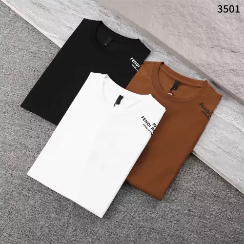 Cheap Fendi T-Shirts Short Sleeved For Men #1289919 Replica Wholesale [$32.00 USD] [ITEM#1289919] on Replica Fendi T-Shirts