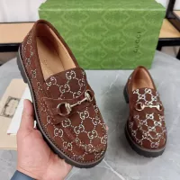 Cheap Gucci Oxfords Shoes For Women #1286176 Replica Wholesale [$102.00 USD] [ITEM#1286176] on Replica Gucci Oxfords Shoes