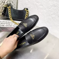 Cheap Prada Leather Shoes For Women #1286196 Replica Wholesale [$102.00 USD] [ITEM#1286196] on Replica Prada Leather Shoes