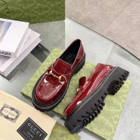 Cheap Gucci Oxfords Shoes For Women #1286240 Replica Wholesale [$98.00 USD] [ITEM#1286240] on Replica Gucci Oxfords Shoes