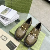 Cheap Gucci Oxfords Shoes For Women #1286242 Replica Wholesale [$98.00 USD] [ITEM#1286242] on Replica Gucci Oxfords Shoes