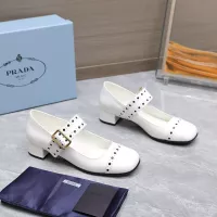 Cheap Prada High-heeled Shoes For Women #1286254 Replica Wholesale [$115.00 USD] [ITEM#1286254] on Replica Prada High-heeled Shoes