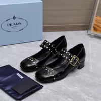 Cheap Prada High-heeled Shoes For Women #1286255 Replica Wholesale [$115.00 USD] [ITEM#1286255] on Replica Prada High-heeled Shoes