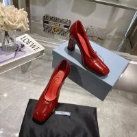 Cheap Prada High-heeled Shoes For Women #1286259 Replica Wholesale [$100.00 USD] [ITEM#1286259] on Replica Prada High-heeled Shoes