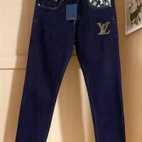 Cheap Louis Vuitton LV Jeans For Men #1286317 Replica Wholesale [$48.00 USD] [ITEM#1286317] on Replica 