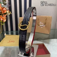 Cheap Christian Louboutin CL AAA Quality Belts For Unisex #1286361 Replica Wholesale [$64.00 USD] [ITEM#1286361] on Replica Christian Louboutin CL AAA Quality Belts