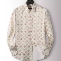 Cheap Louis Vuitton LV Shirts Long Sleeved For Men #1286666 Replica Wholesale [$45.00 USD] [ITEM#1286666] on Replica Louis Vuitton LV Shirts