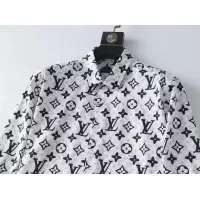 Cheap Louis Vuitton LV Shirts Long Sleeved For Men #1286668 Replica Wholesale [$45.00 USD] [ITEM#1286668] on Replica Louis Vuitton LV Shirts