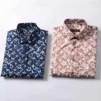 Cheap Louis Vuitton LV Shirts Long Sleeved For Men #1286672 Replica Wholesale [$45.00 USD] [ITEM#1286672] on Replica Louis Vuitton LV Shirts