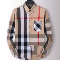 Cheap Burberry Shirts Long Sleeved For Men #1286676 Replica Wholesale [$42.00 USD] [ITEM#1286676] on Replica Burberry Shirts