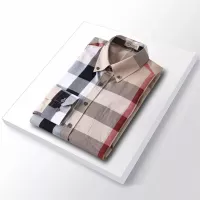 Cheap Burberry Shirts Long Sleeved For Men #1286685 Replica Wholesale [$42.00 USD] [ITEM#1286685] on Replica Burberry Shirts