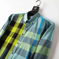 Cheap Burberry Shirts Long Sleeved For Men #1286690 Replica Wholesale [$42.00 USD] [ITEM#1286690] on Replica Burberry Shirts