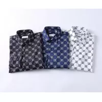 Cheap Gucci Shirts Long Sleeved For Men #1286692 Replica Wholesale [$45.00 USD] [ITEM#1286692] on Replica Gucci Shirts