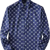 Cheap Gucci Shirts Long Sleeved For Men #1286694 Replica Wholesale [$45.00 USD] [ITEM#1286694] on Replica Gucci Shirts