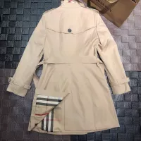 Cheap Burberry Trench Coat Long Sleeved For Women #1286732 Replica Wholesale [$135.00 USD] [ITEM#1286732] on Replica Burberry Trench Coat