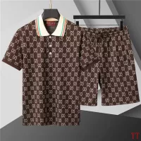 Cheap Gucci Tracksuits Short Sleeved For Men #1287107 Replica Wholesale [$68.00 USD] [ITEM#1287107] on Replica Gucci Tracksuits