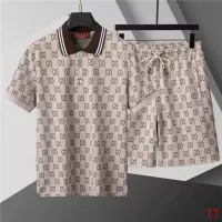 Cheap Gucci Tracksuits Short Sleeved For Men #1287127 Replica Wholesale [$68.00 USD] [ITEM#1287127] on Replica Gucci Tracksuits