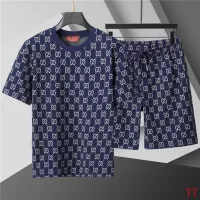 Cheap Gucci Tracksuits Short Sleeved For Men #1287131 Replica Wholesale [$60.00 USD] [ITEM#1287131] on Replica Gucci Tracksuits