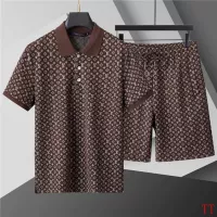 Cheap Louis Vuitton LV Tracksuits Short Sleeved For Men #1287136 Replica Wholesale [$68.00 USD] [ITEM#1287136] on Replica Louis Vuitton LV Tracksuits