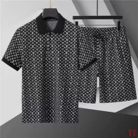 Cheap Louis Vuitton LV Tracksuits Short Sleeved For Men #1287137 Replica Wholesale [$68.00 USD] [ITEM#1287137] on Replica Louis Vuitton LV Tracksuits