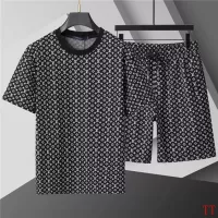 Cheap Louis Vuitton LV Tracksuits Short Sleeved For Men #1287139 Replica Wholesale [$60.00 USD] [ITEM#1287139] on Replica Louis Vuitton LV Tracksuits