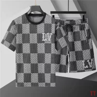 Cheap Louis Vuitton LV Tracksuits Short Sleeved For Men #1287141 Replica Wholesale [$60.00 USD] [ITEM#1287141] on Replica Louis Vuitton LV Tracksuits