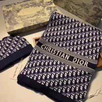 Cheap Christian Dior Hat and Scarf Set #1287936 Replica Wholesale [$64.00 USD] [ITEM#1287936] on Replica Christian Dior Hat and Scarf and Glove Set