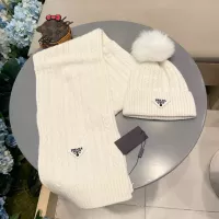 Cheap Prada Hat and Scarf Set #1287991 Replica Wholesale [$64.00 USD] [ITEM#1287991] on Replica Prada Hat and Scarf and Glove Set