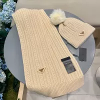 Cheap Prada Hat and Scarf Set #1287992 Replica Wholesale [$64.00 USD] [ITEM#1287992] on Replica Prada Hat and Scarf and Glove Set