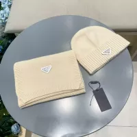 Cheap Prada Hat and Scarf Set #1288001 Replica Wholesale [$64.00 USD] [ITEM#1288001] on Replica Prada Hat and Scarf and Glove Set