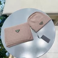 Cheap Prada Hat and Scarf Set #1288002 Replica Wholesale [$64.00 USD] [ITEM#1288002] on Replica Prada Hat and Scarf and Glove Set