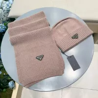 Cheap Prada Hat and Scarf Set #1288002 Replica Wholesale [$64.00 USD] [ITEM#1288002] on Replica Prada Hat and Scarf and Glove Set