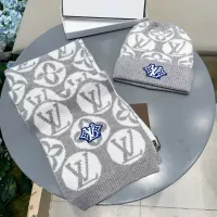 Cheap Louis Vuitton LV Hat and Scarf Set #1288033 Replica Wholesale [$60.00 USD] [ITEM#1288033] on Replica Louis Vuitton LV Hat and Scarf and Glove Set