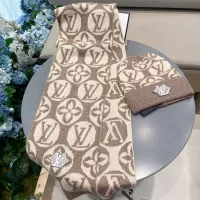 Cheap Louis Vuitton LV Hat and Scarf Set #1288034 Replica Wholesale [$60.00 USD] [ITEM#1288034] on Replica Louis Vuitton LV Hat and Scarf and Glove Set