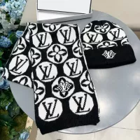 Cheap Louis Vuitton LV Hat and Scarf Set #1288036 Replica Wholesale [$60.00 USD] [ITEM#1288036] on Replica Louis Vuitton LV Hat and Scarf and Glove Set