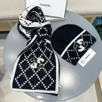 Cheap Chanel Hat and Scarf Set #1288057 Replica Wholesale [$60.00 USD] [ITEM#1288057] on Replica Chanel Hat and Scarf and Glove Set