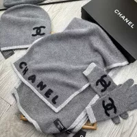 Cheap Chanel Hat and Scarf and Glove Set #1288061 Replica Wholesale [$72.00 USD] [ITEM#1288061] on Replica Chanel Hat and Scarf and Glove Set