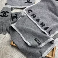 Cheap Chanel Hat and Scarf and Glove Set #1288061 Replica Wholesale [$72.00 USD] [ITEM#1288061] on Replica Chanel Hat and Scarf and Glove Set