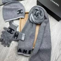 Cheap Chanel Hat and Scarf and Glove Set #1288061 Replica Wholesale [$72.00 USD] [ITEM#1288061] on Replica Chanel Hat and Scarf and Glove Set