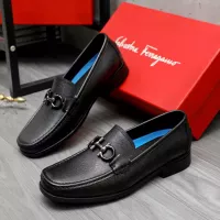 Cheap Salvatore Ferragamo Leather Shoes For Men #1288846 Replica Wholesale [$92.00 USD] [ITEM#1288846] on Replica Salvatore Ferragamo Leather Shoes