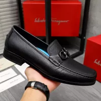 Cheap Salvatore Ferragamo Leather Shoes For Men #1288846 Replica Wholesale [$92.00 USD] [ITEM#1288846] on Replica Salvatore Ferragamo Leather Shoes