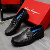 Cheap Salvatore Ferragamo Leather Shoes For Men #1288847 Replica Wholesale [$92.00 USD] [ITEM#1288847] on Replica Salvatore Ferragamo Leather Shoes